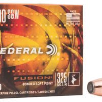 Federal F500FS2 Fusion Handgun 500S&W Mag 325gr Fusion Soft Point 20 Per Box/10 Case