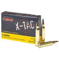 PMC X-Tac Rifle Ammo 5.56 NATO FMJBT LAP 62 gr. 20 rd.