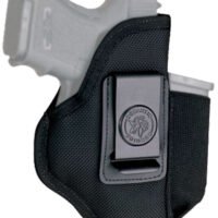 DeSantis Gunhide N87BJLAZ0 Pro Stealth  IWB Black Nylon Belt Clip Fits Most Lg Frame DA Autos Fits 4" Barrel Ambidextrous