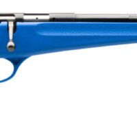 Savage Arms 13785 Rascal Youth 22 LR 1rd 16.13" Matte Black Sporter Barrel, Matte Black Carbon Steel Receiver, Blue Fixed Synthetic Stock, Right Hand