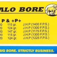 Buffalo Bore Ammunition 24B20 Personal Defense Strictly Business 9mmLuger +P+ 124gr Jacket Hollow Point 20 Per Box/12 Case