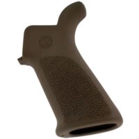 Hogue 15033 OverMolded Beavertail Cobblestone Desert Tan Rubber Pistol Grip for AR-15, M16
