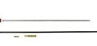 J. Dewey 2-Piece Cleaning Rod .50 cal Nylon Coated - Male Thread 12-28