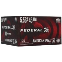 Federal American Eagle Rifle Ammunition 5.56mm 55gr FMJ 3165 fps 100/ct