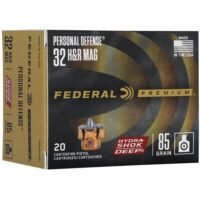 Federal Hydra-Shok Deep Handgun Ammunition .32 H&R 85 gr JHP 1025 fps 20/ct