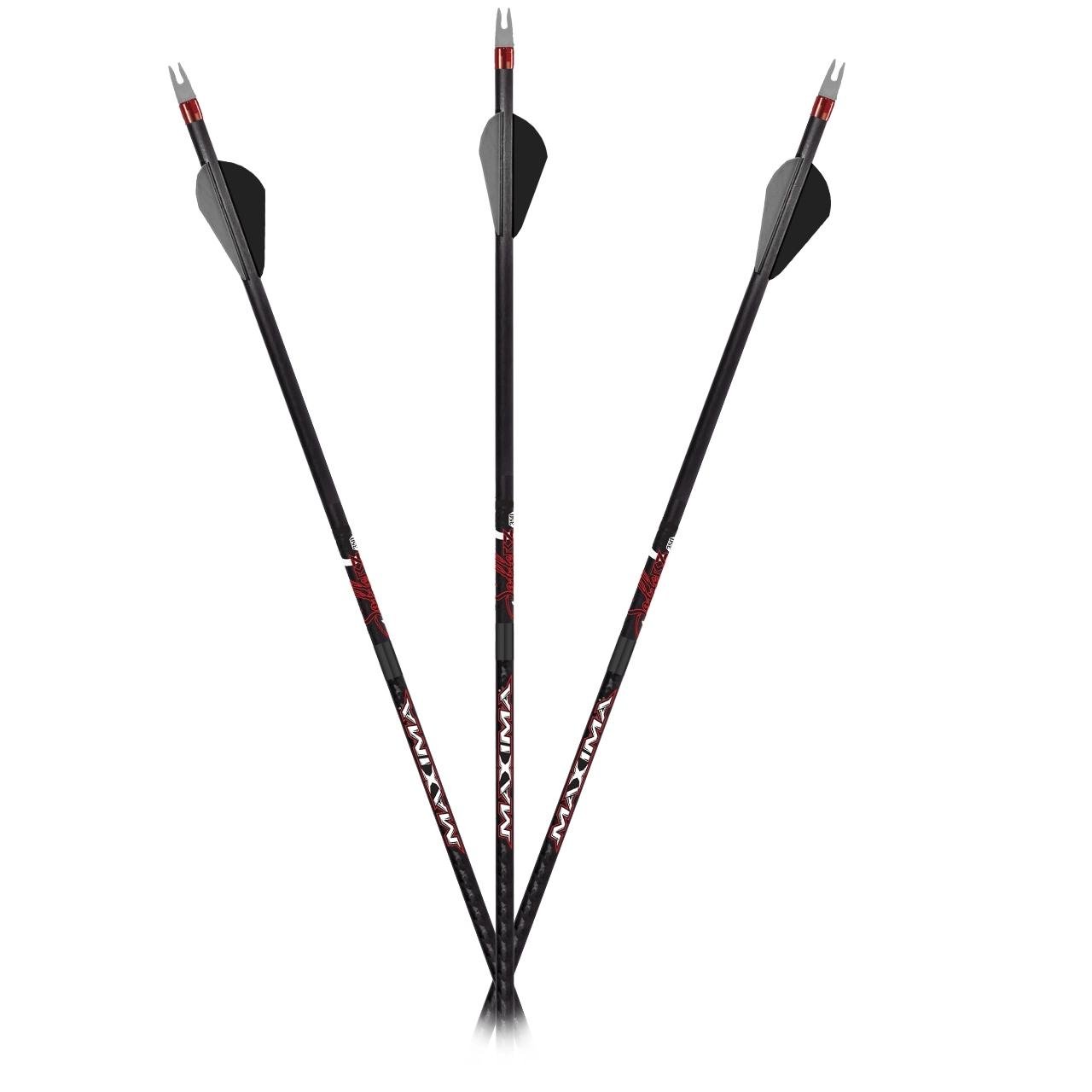 Carbon Express Maxima Sable RZ 400 Hunting Arrows - 6/pk