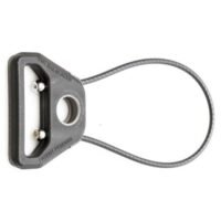 Blue Force Gear Molded Universal Wire Loop Sling Attachment Push Button 2.75" Black