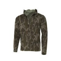 Muddy DV8 Quest Midweight Quarter Zip Hoodie Mossy Oak Bottomland 2XL