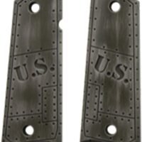 Hogue Govt. Model Aluminum - 1911 U.S. Green Distressed Grip