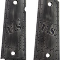 Hogue Govt. Model Aluminum - 1911 U.S. Green Distressed Grip