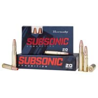 Hornady Subsonic Rifle Ammunition .45-70 Govt 410gr PT 1075 fps 20/ct