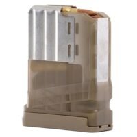 Lancer L7AWM Gen 2 Rifle Magazine Translucent Dark Earth .308 Win/7.62x5mm/6.5 Creedmoor 10/rd