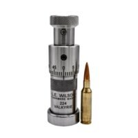 L.E. Wilson Stainless Steel Bullet Seater Die with Micrometer Adjustment 6mm BRA