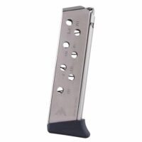 Mec-Gar Walther PP & PPK/S Handgun Magazine Nickel with Finger Rest Floorplate .32 ACP 8/rd