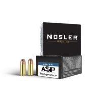Nosler ASP Suppressor Ready Handgun Ammunition 9mm Luger 147gr JHP 950 fps 20/ct