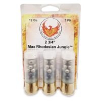 Reaper Defense Exotic Ammo Rhodesian Jungle Shotshells 12 ga 2-3/4" 1150 fps  #4/#2/00 3/ct