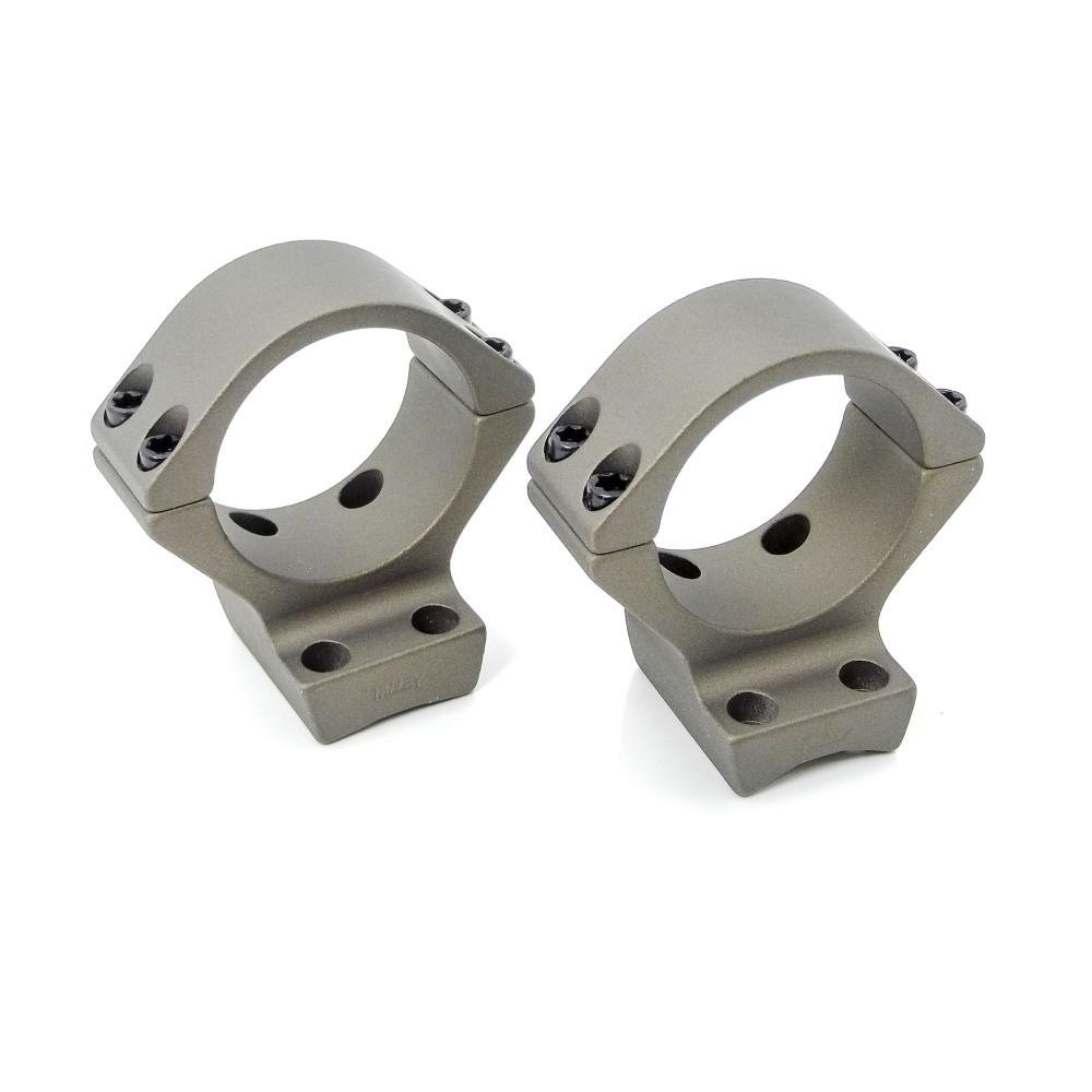 Talley Browning X-Bolt Scope Mounts 30mm High 20 MOA Long/Magnum Smoked Bronze