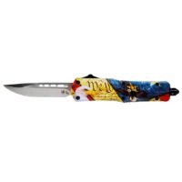 Templar Knife Small Eagle Knife 2-1/4" Drop Point Blade We The People Eagle