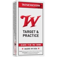 Winchester USA Handgun Ammunition .32 ACP 71 gr FMJ 50/ct