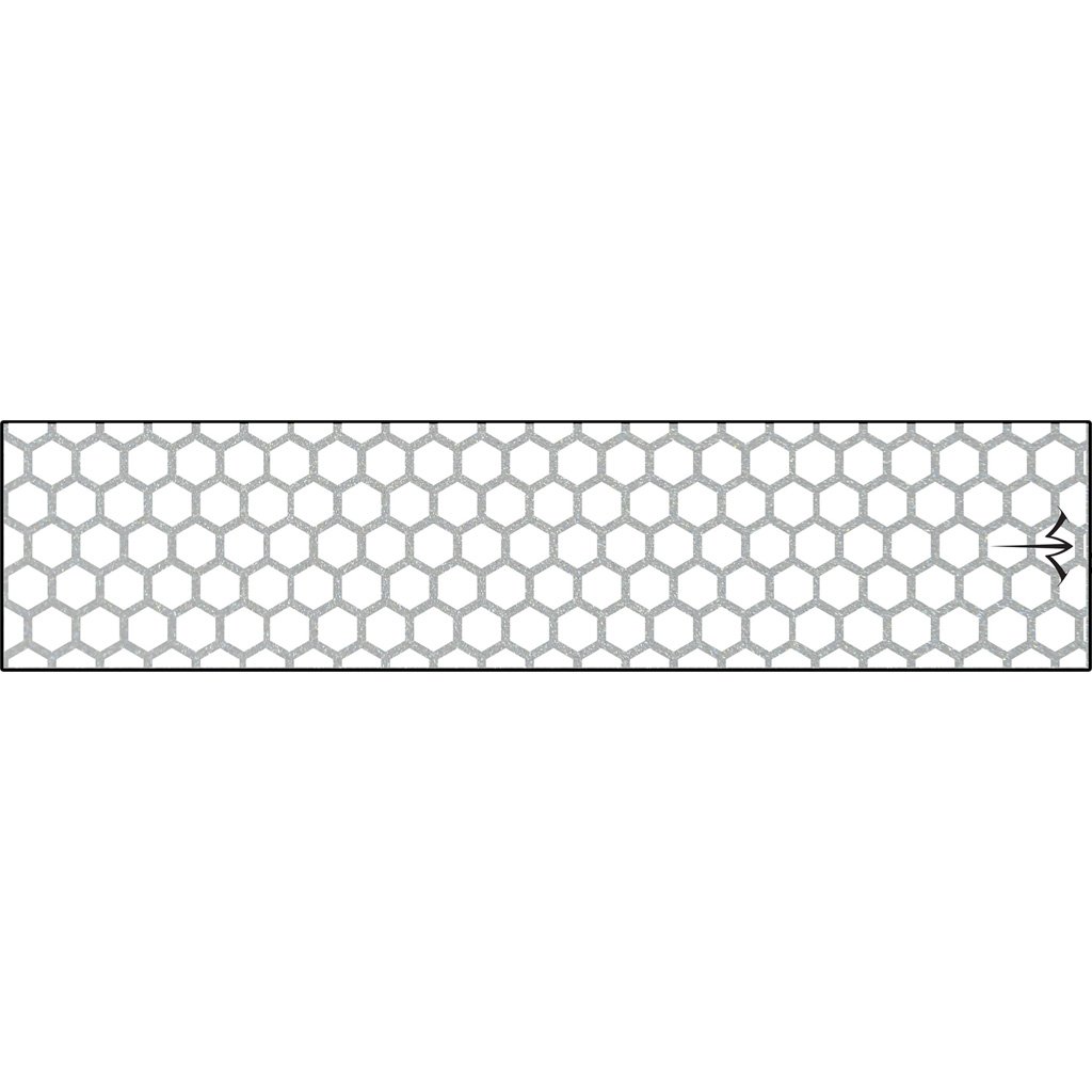 White Water Archery Reflective Arrow Wraps Honeycomb White 5 in. x 1.125 in. 15 pk.