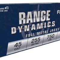 Fiocchi 45LCCMJ Range Dynamics 45Colt 225gr Complete Metal Jacket 50 Per Box/10 Case