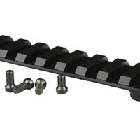 Warne 7677M Mountain Tech Tactical Rail Black Anodized Aluminum Winchester Model 70 WSM Short Action, 0 MOA