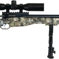 Crickett KSA2151 CPR Complete Package Youth 22 LR 1rd 16.12" Threaded Bull Barrel w/Muzzle Brake, Adjustable Cheek Comb Kryptek Camo Synthetic Stock, Integrated Buttstock & Forend Crickettinny Rails,