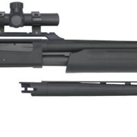 Mossberg 54047 500 Field/Deer Pump 20 Gauge 5+1 3" 26" Vent Rib/24" Slugster Barrels, Matte Blued Metal Finish, Synthetic Dual Comb Stock, Includes Accu-Set Chokes & Dead Ringer 2.5x20mm Scope