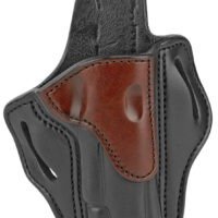 1791 Gunleather BH1BLBR BH1 OWB 01 Brown on Black Leather Belt Slide Fits 4-5" 1911