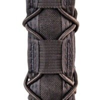 High Speed Gear 13EX10BK TACO Extended Mag Pouch Single Black Nylon Belt Belts 2.25" Wide Compatible w/ Pistol