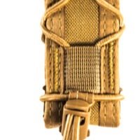 High Speed Gear 13PT10CB TACO Mag Pouch Single Coyote Brown Nylon Belt Compatible w/ Pistol