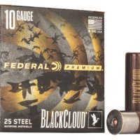Federal PWBX107BB Black Cloud FS 10Gauge 3.50" 1 5/8oz BBShot 25 Per Box/10 Case