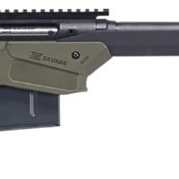 Savage Arms 57552 Axis II Precision 6.5 Creedmoor 10+1 22", Matte Black Barrel/Rec, OD Green Adjustable MDT Aluminum Chassis, Polymer Grip