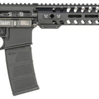 Patriot Ordnance Factory 01644 Minuteman Direct Impingement 5.56x45mm 30+1 16.50" Nitride Treated Threaded Barrel, Black Hard Coat Anodized Receiver, Synthetic 6 Position MFT Minimalist Stock