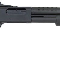 Mossberg 50693 590 Persuader 12 Gauge 8+1 3" 20" Cylinder Bore Heat-Shield Barrel, Matte Blued Metal Finish, Drilled & Tapped Receiver, Ghost Ring Sight, Synthetic Stock