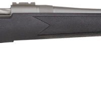 Mossberg 28135 Patriot  Full Size 300 Win Mag 3+1 24" Stainless Cerakote Fluted Barrel, Stainless Cerakote Receiver Drilled & Tapped, Black Fixed Synthetic Stock, Right Hand