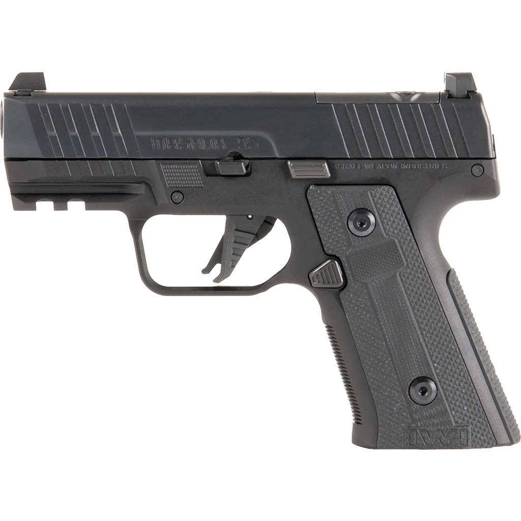 IWI MASADA Slim Commander Elite Pistol 9mm 3.4 in Black Alum Frame OR 13 rd