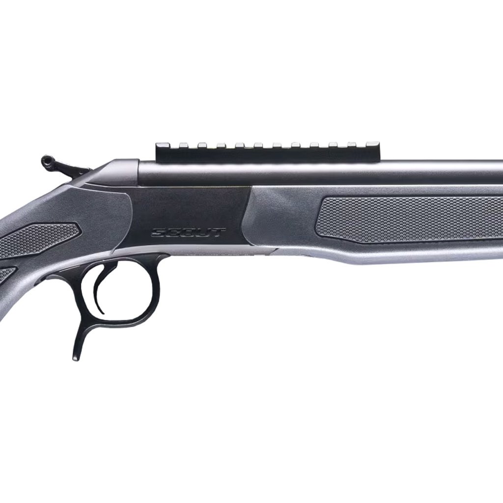 CVA Scout V3 Rifle 243 Win 20 in. Blue/Stealth Grey RH