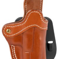 1791 Gunleather ORPDH21CBRR BH2.1 Optic Ready OWB Size 2.1 Classic Brown Leather Paddle Compatible w/Glock 17/S&W M&P Shield/Springfield XD Right Hand