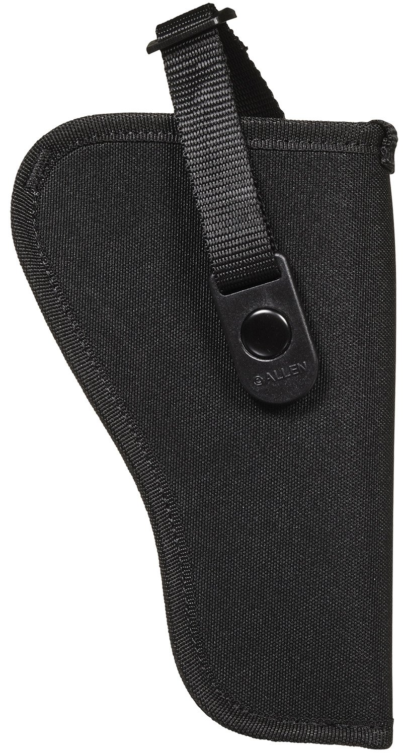 Allen 44802 Cortez  Size 02 OWB Style Black Polyester, Adjustable Strap & Belt Loop Mount Type fits 3-4″ Barrel Medium-Large DA Revolver Right Hand