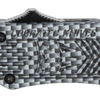 CobraTec Knives SCFCTK1SDADNS CTK-1 Small 2.75" OTF Dagger Plain D2 Steel Blade/Carbon Fiber Aluminum Handle Features Glass Breaker Includes Pocket Clip