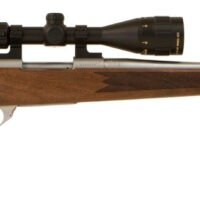 Howa HWH65CTS M1500 Standard Hunter 6.5 Creedmoor 5+1 22" Stainless Steel Threaded Barrel, Stainless Steel Receiver, Fixed Walnut Stock, *Scope Not Included*