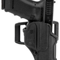 Blackhawk 410700BKR T-Series L2C Non-Light Bearing OWB Black Polymer Belt Slide Compatible w/Glock 17/22/31/34/41/47 Right Hand