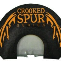 Foxpro CSMOUTHBL Crooked Spur V-Cut Diaphragm Call Attracts Turkeys, 3.5 Prophylactic Reeds,