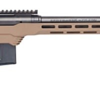 Savage Arms 57698 110 Precision 338 Lapua Mag 5+1 24", Matte Black Rec/Barrel, Flat Dark Earth Cerakote MDT LSS XL Chassis, Polymer Grip, Left Hand