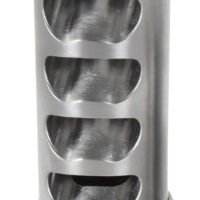 American Precision Arms G2F5838S Gen 2 Fat Bastard Self Timing Brake Stainless Steel with 5/8"-24 tpi Threads, 3.30" OAL & 1.115" Diameter for 338 Cal Rifle