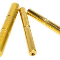 Cross Armory CRG5PSGD 3 Pin Set Dimpled Compatible w/Glock 17/19/26/34 Gen5 Gold Steel