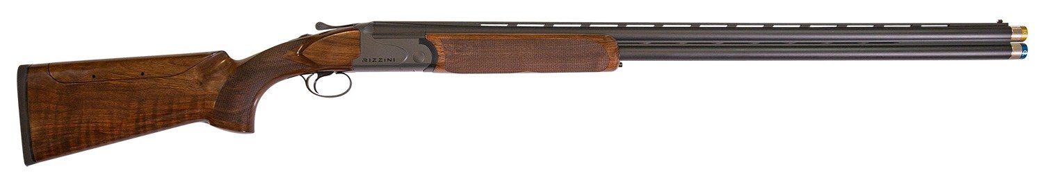 Rizzini USA 260612 BR110 Sporter 12 Gauge 2rd 3" 32" Chrome Lined Vent Rib Steel Barrel & Frame, Matte Gray Cerakote, Turkish Walnut Stock, Includes 5 Nickel Coated Extended Choke Tubes & ABS Case