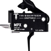 TriggerTech ARPTBB36NNF Adaptable Two-Stage Flat Trigger with 3.50-6 lbs Draw Weight & Black PVD Finish for Sig MPX