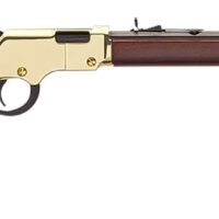Henry H004ML Golden Boy Large Loop 22 WMR Caliber with 12+1 Capacity, 20.50" Blued Barrel, Brasslite Metal Finish & American Walnut Stock Right Hand (Full Size)